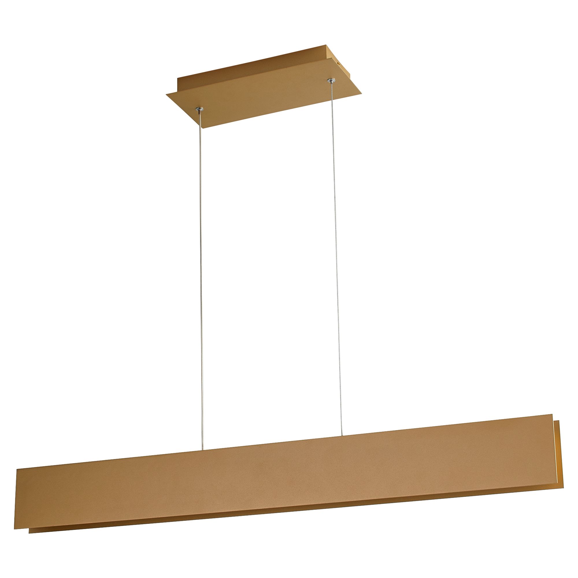 Image 2 Oxygen Lighting Brio 36" Powdered Gold LED Pendant more views