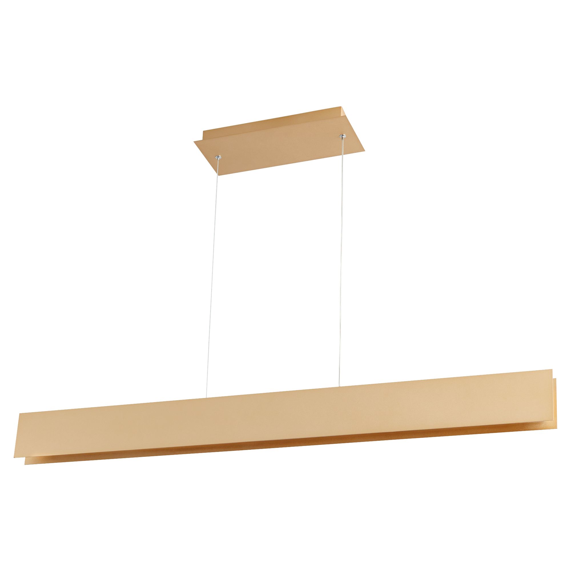 Image 2 Oxygen Lighting Brio 46" Powdered Gold LED Pendant more views