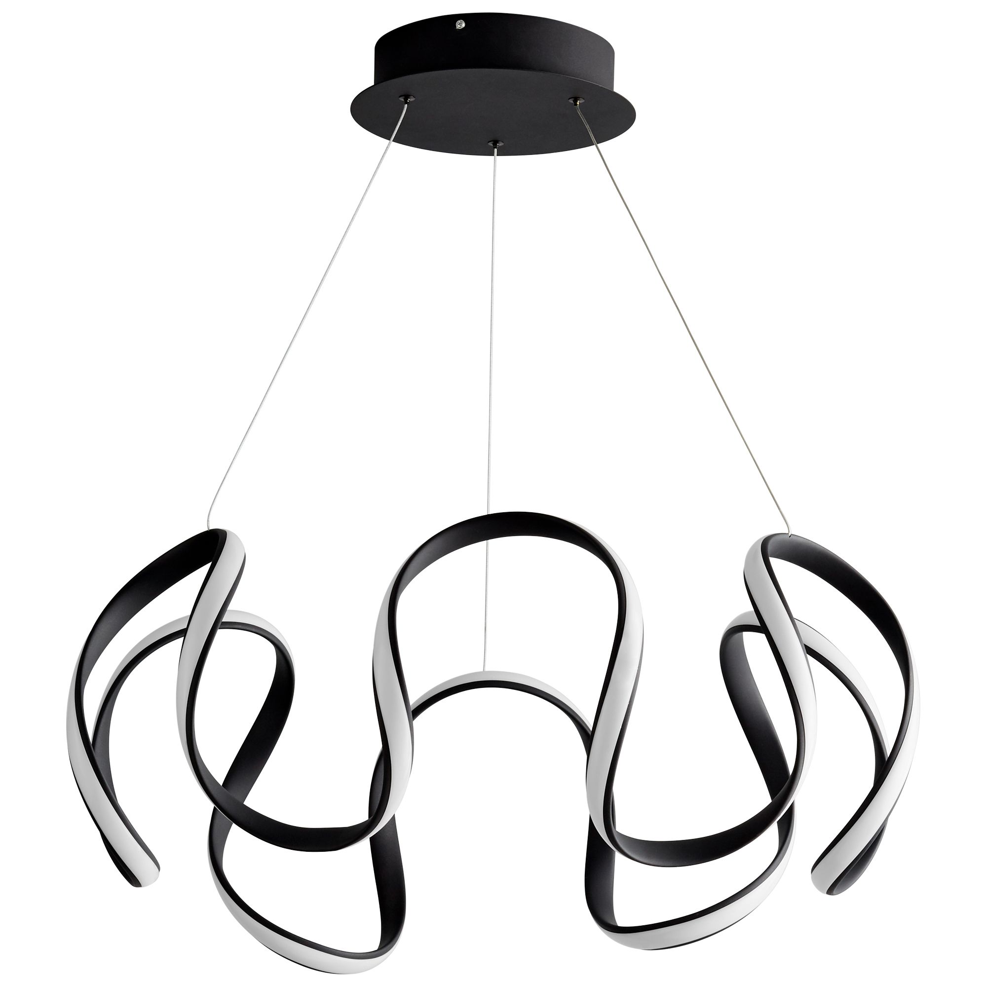 Image 2 Oxygen Lighting Cirro 28" Black LED Pendant more views