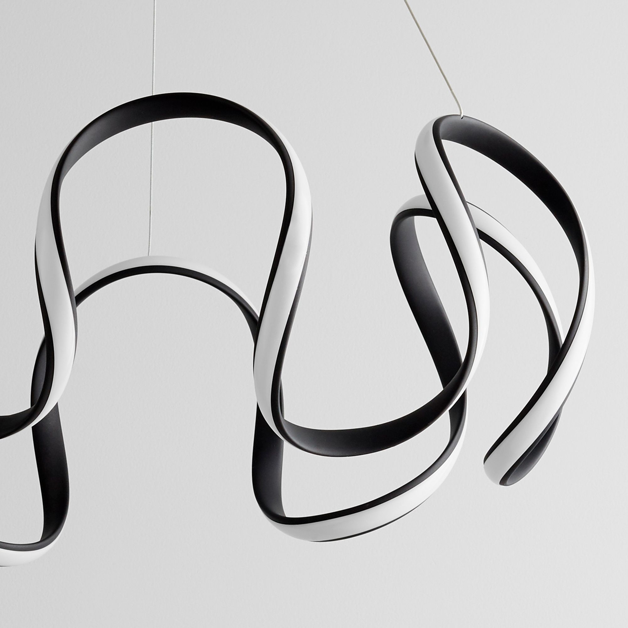 Image 3 Oxygen Lighting Cirro 28" Black LED Pendant more views