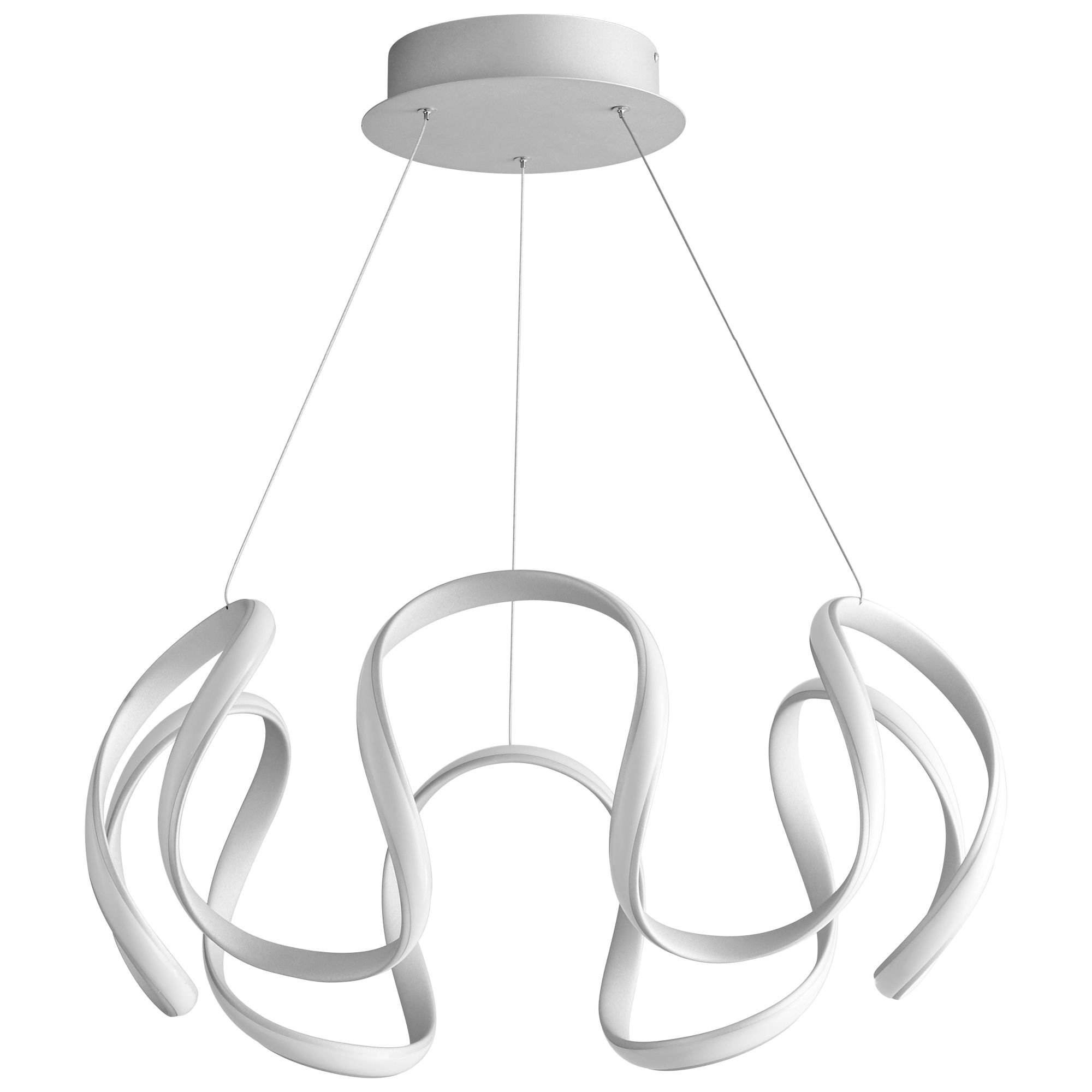 Image 2 Oxygen Lighting Cirro 28" Silver Graphite LED Pendant more views