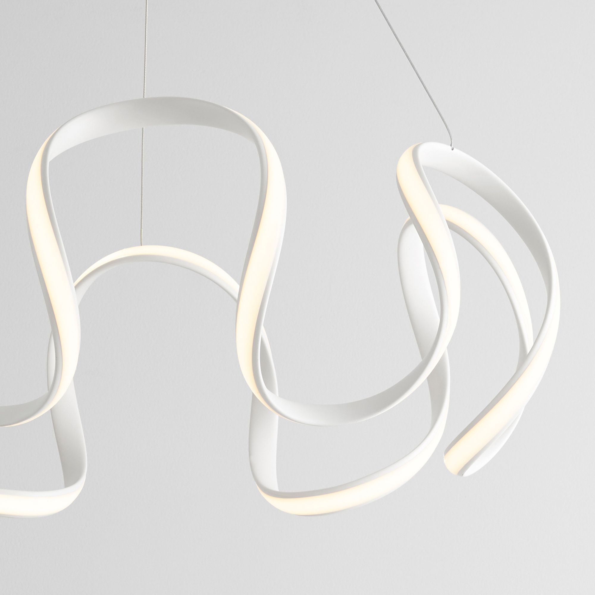 Image 3 Oxygen Lighting Cirro 28" White LED Pendant more views