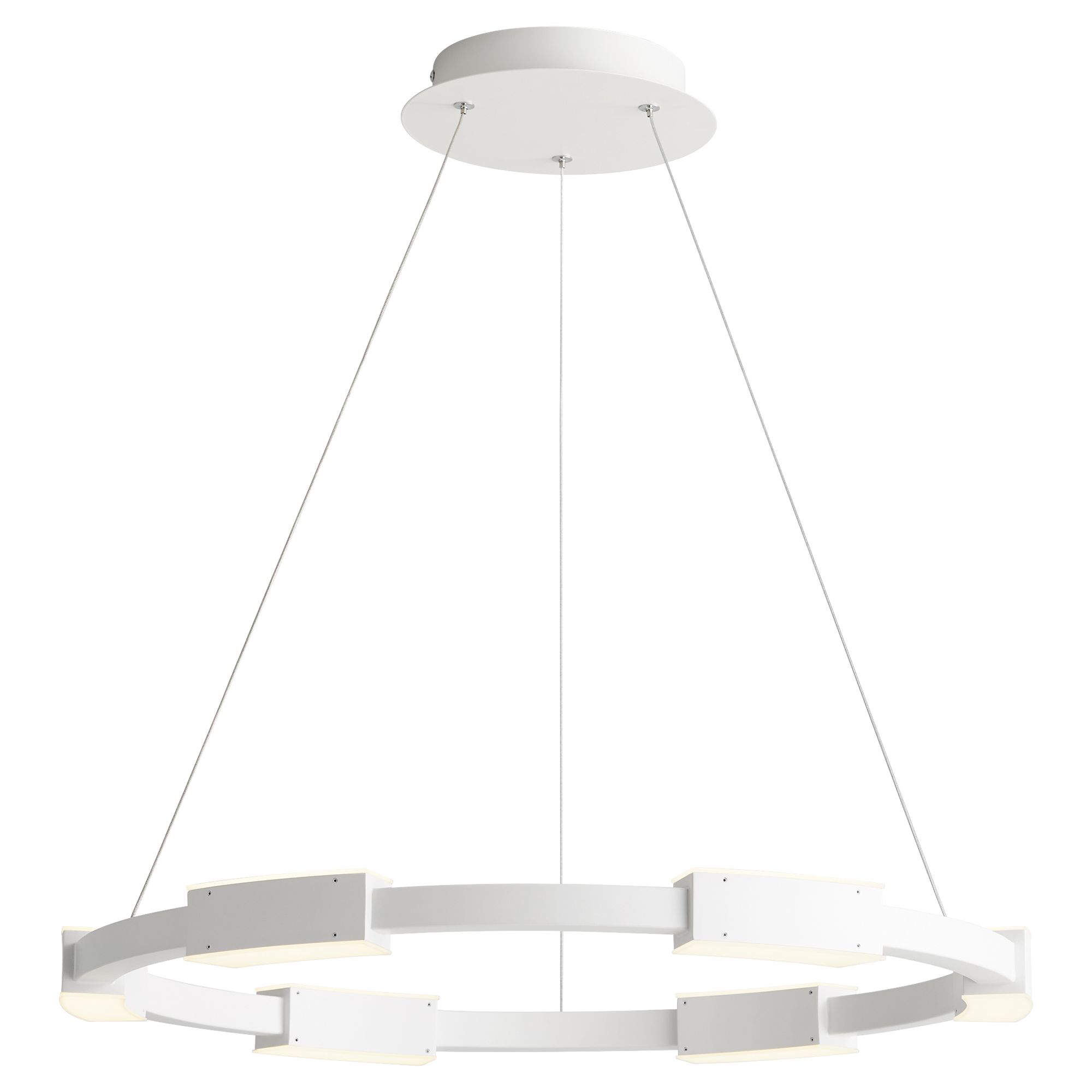 Image 4 Oxygen Lighting Dieter 24" White LEDPendant more views