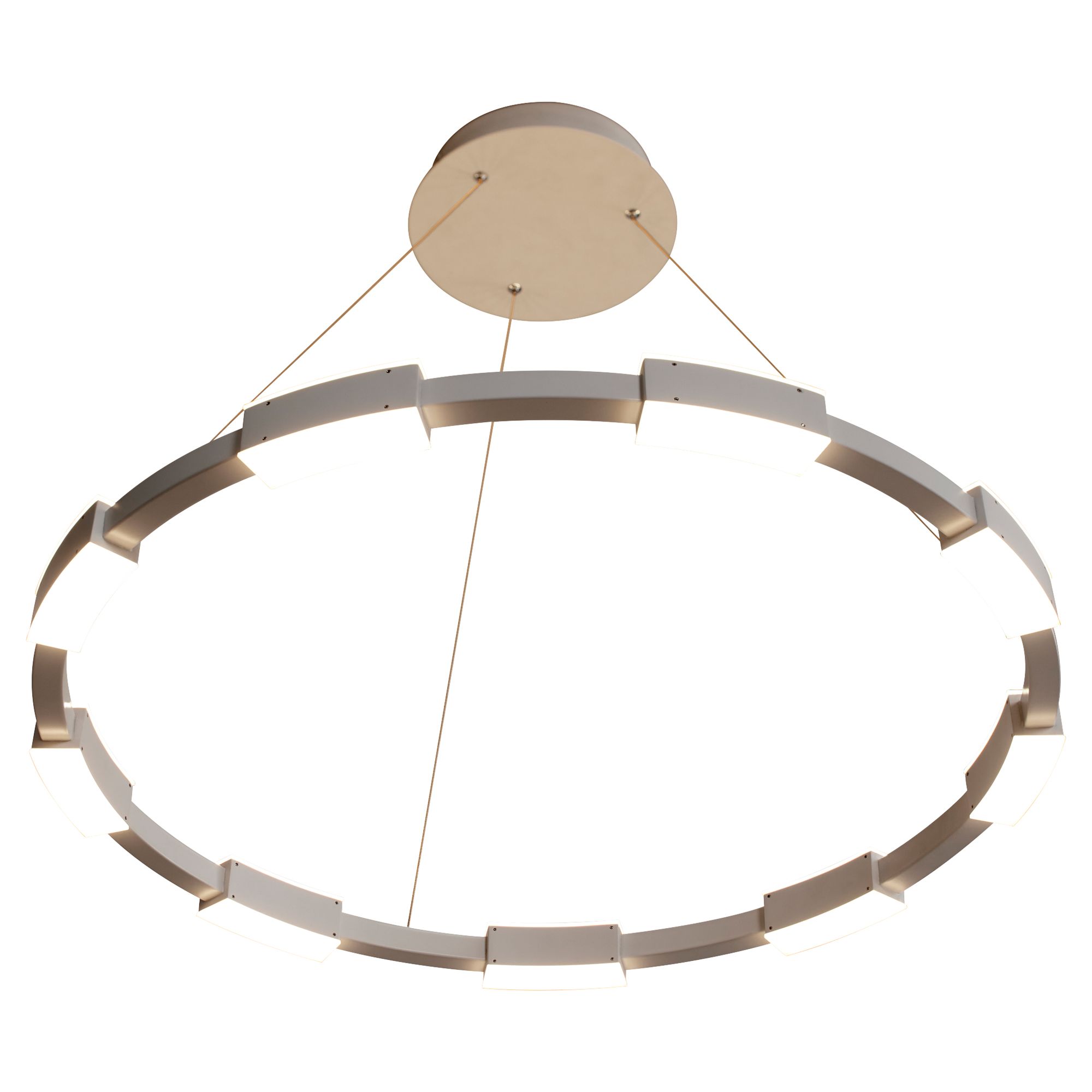 Image 3 Oxygen Lighting Dieter 32" White LED Pendant more views