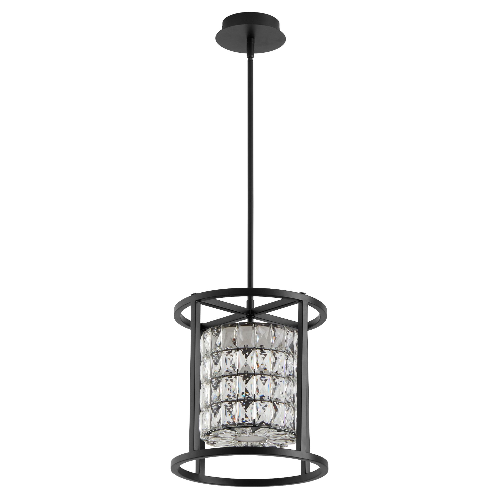 Thumbnail2 of Oxygen Lighting Elan 12" Black LED Pendant more views