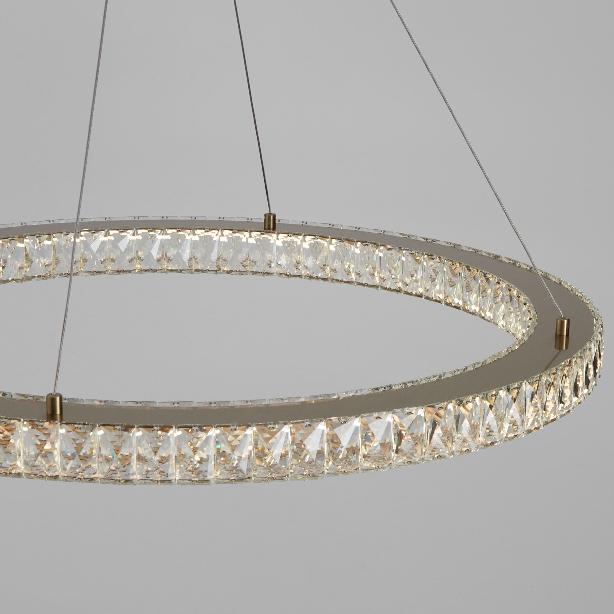 Image 4 Oxygen Lighting Elan 32" Aged Brass LED Pendant more views