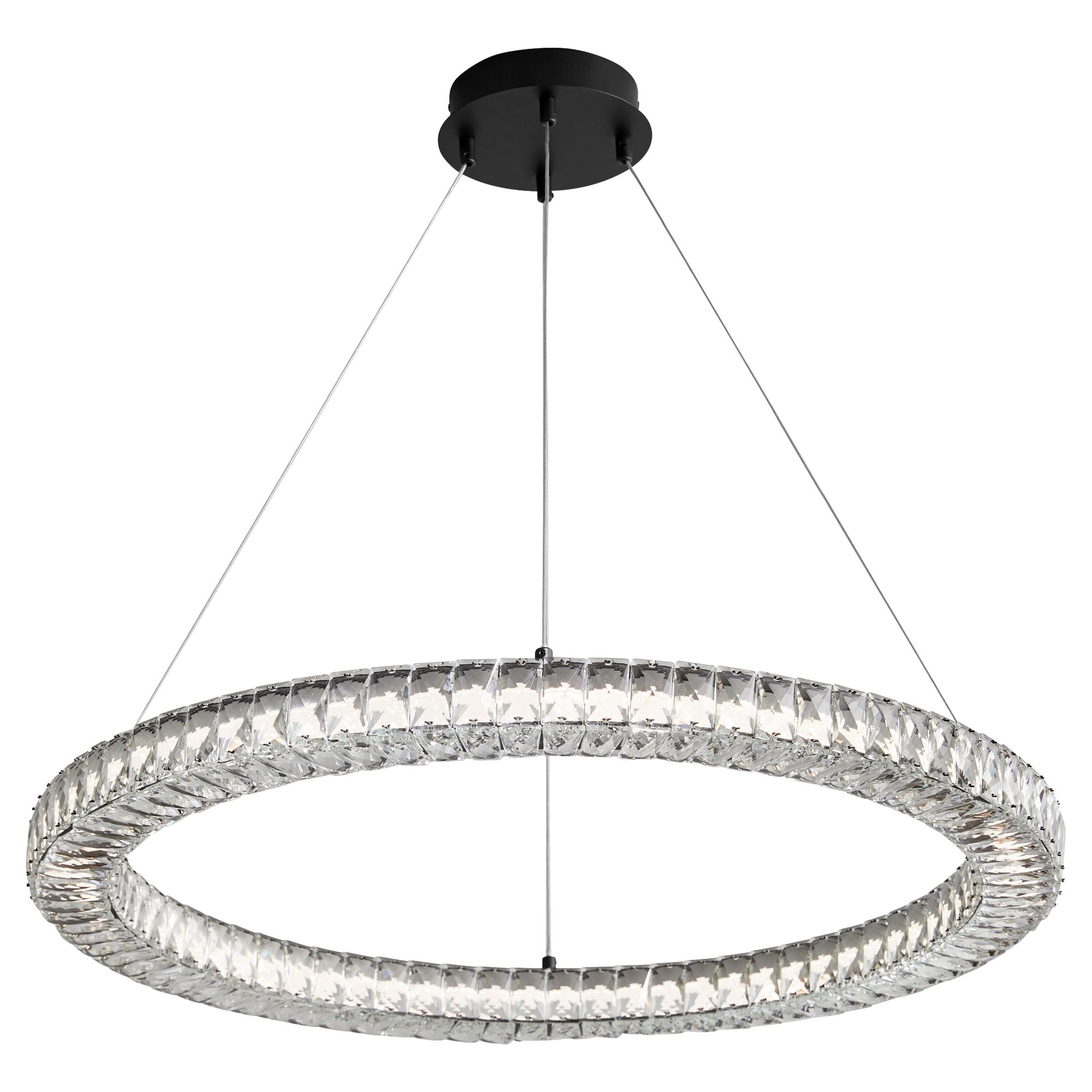 Image 3 Oxygen Lighting Elan 32" Black LED Pendant more views