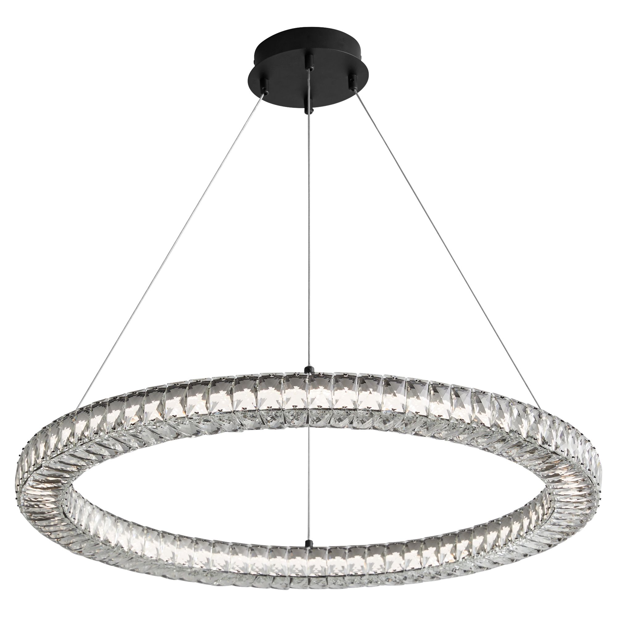 Image 4 Oxygen Lighting Elan 32" Black LED Pendant more views