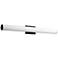 Oxygen Lighting Fugit 35" Black LED Vanity Light
