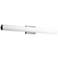 Oxygen Lighting Fugit 35" Polished Nickel LED Vanity Light