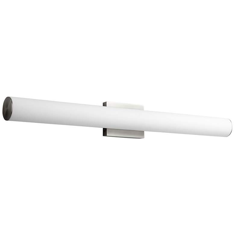 Image 1 Oxygen Lighting Fugit 35" Satin Nickel LED Vanity Light