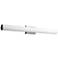 Oxygen Lighting Fugit 35" Satin Nickel LED Vanity Light