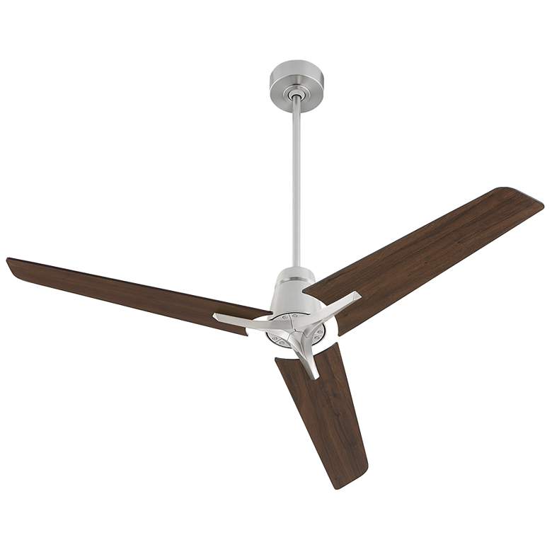 Image 1 Oxygen Lighting Halcyon 56" Satin Nickel 3 Blade Ceiling Fan