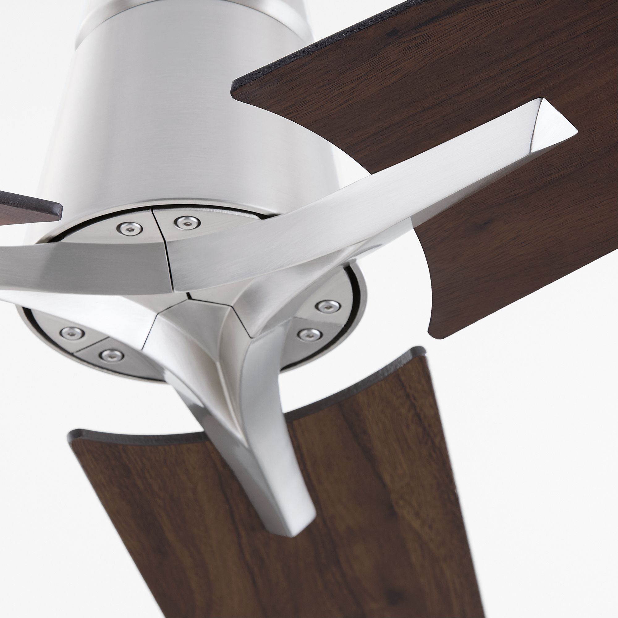 Image 2 Oxygen Lighting Halcyon 56" Satin Nickel 3 Blade Ceiling Fan more views