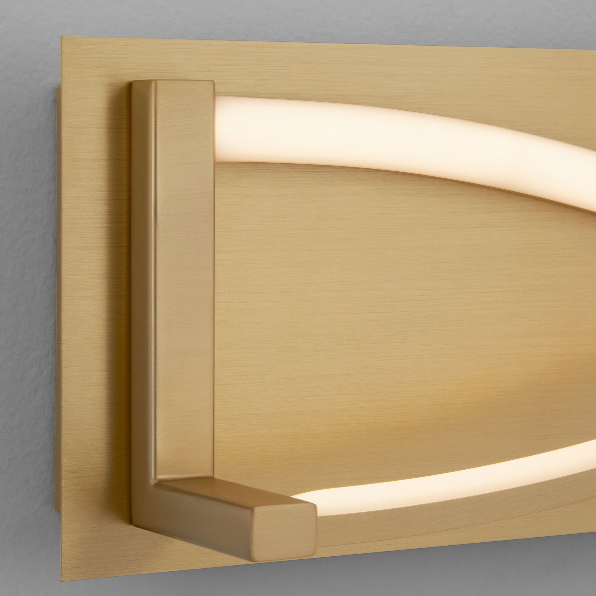 Image 3 Oxygen Lighting Hyperion 22" CCT Aged Brass LED Vanity Light more views