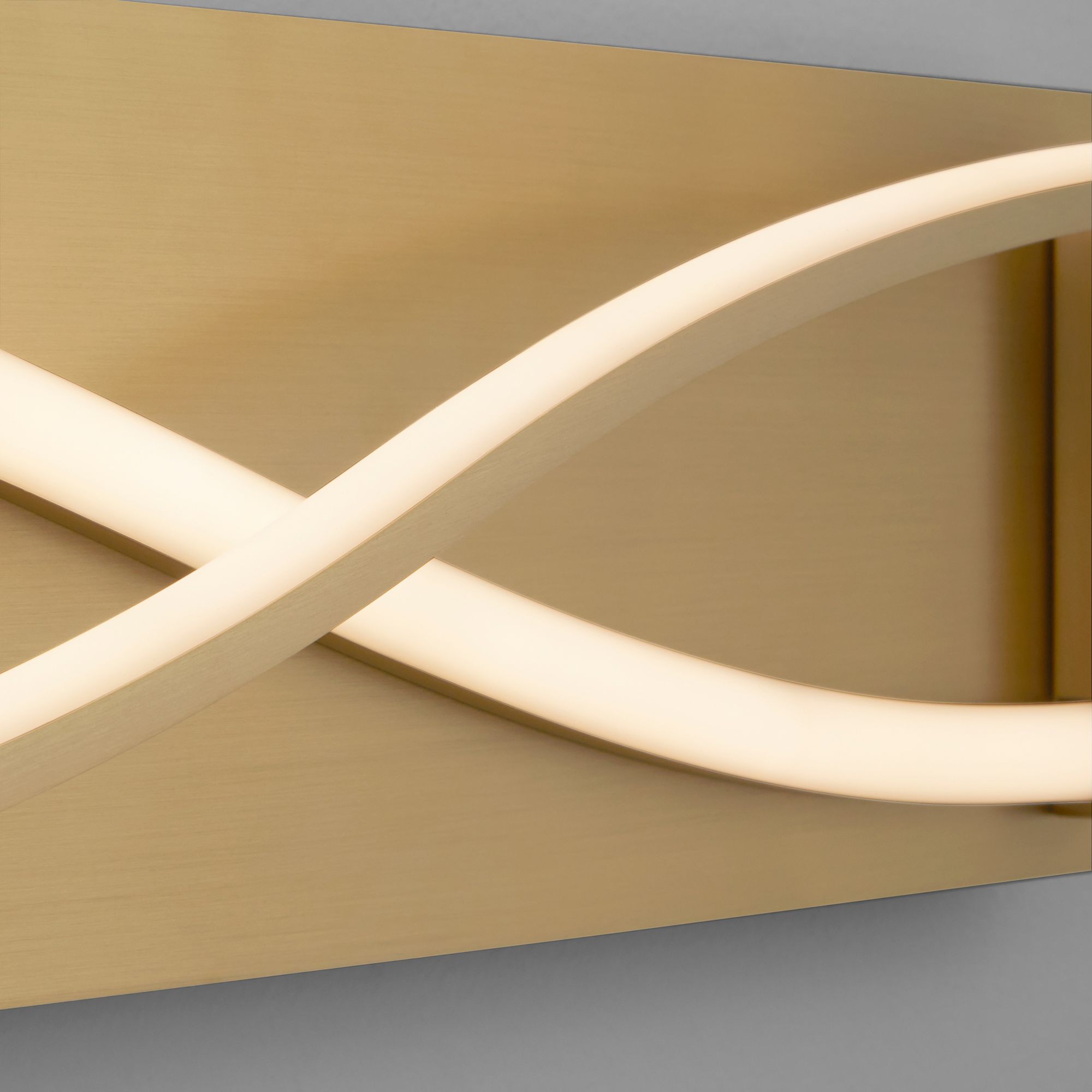 Image 4 Oxygen Lighting Hyperion 22" CCT Aged Brass LED Vanity Light more views