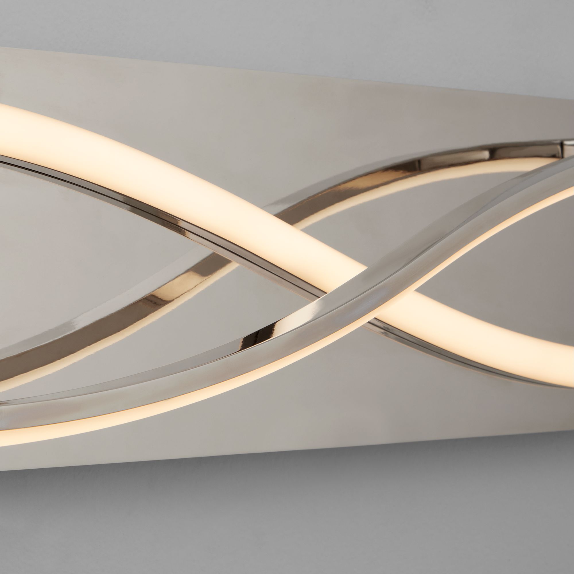 Image 3 Oxygen Lighting Hyperion 22" CCT Polished Nickel LED Vanity Light more views