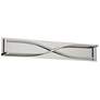 Oxygen Lighting Hyperion 34" CCT Polished Nickel LED Vanity Light