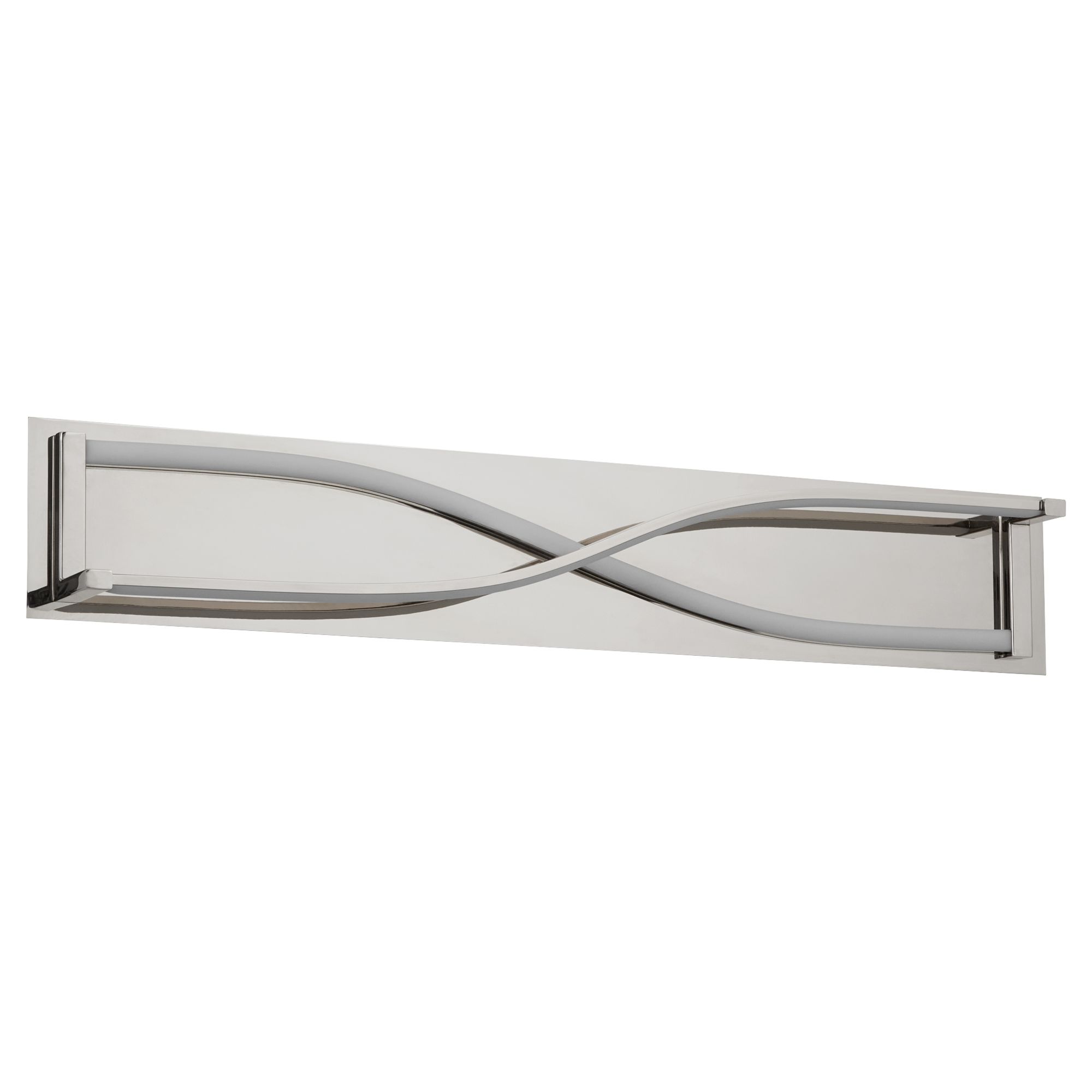 Image 2 Oxygen Lighting Hyperion 34" CCT Polished Nickel LED Vanity Light more views