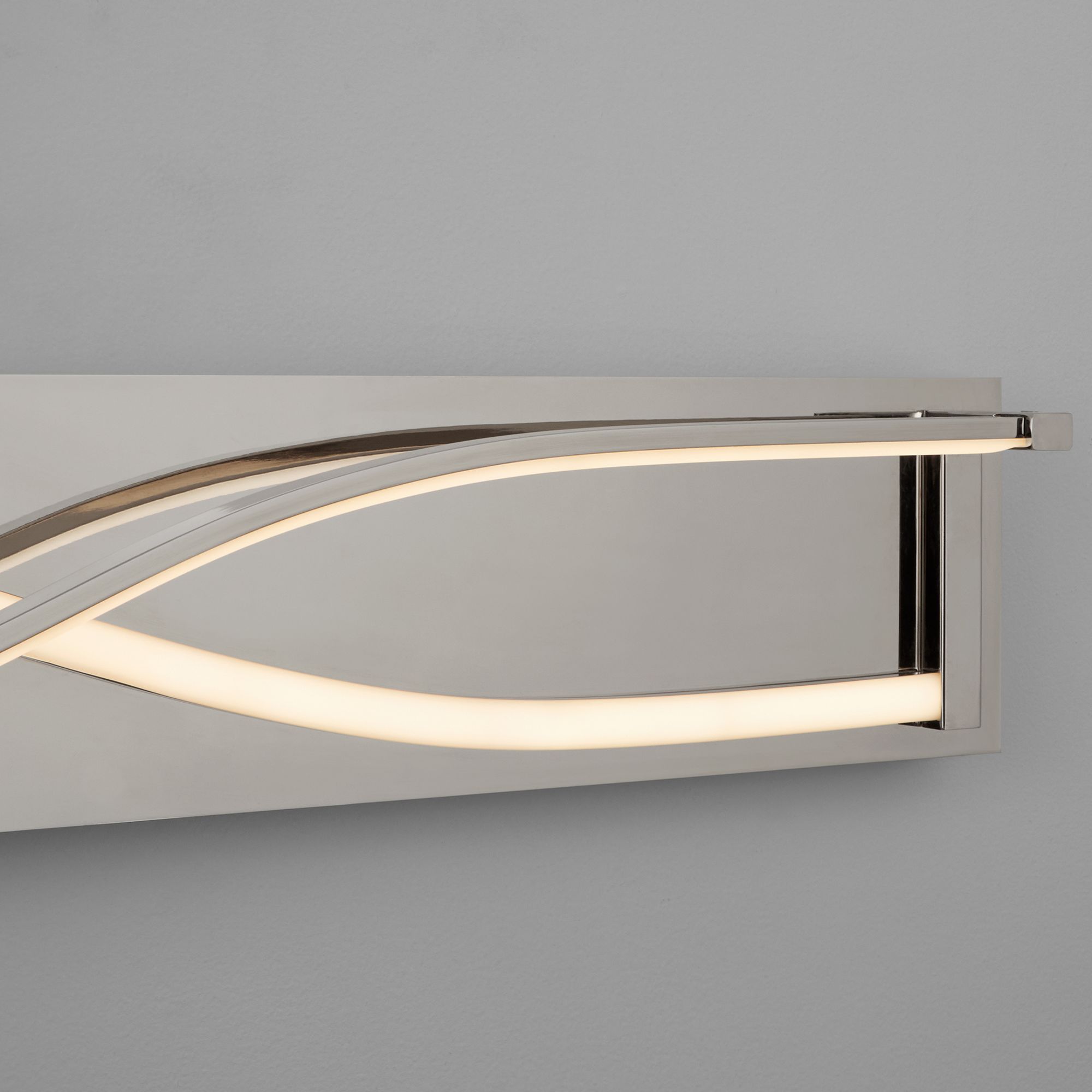 Image 4 Oxygen Lighting Hyperion 34" CCT Polished Nickel LED Vanity Light more views