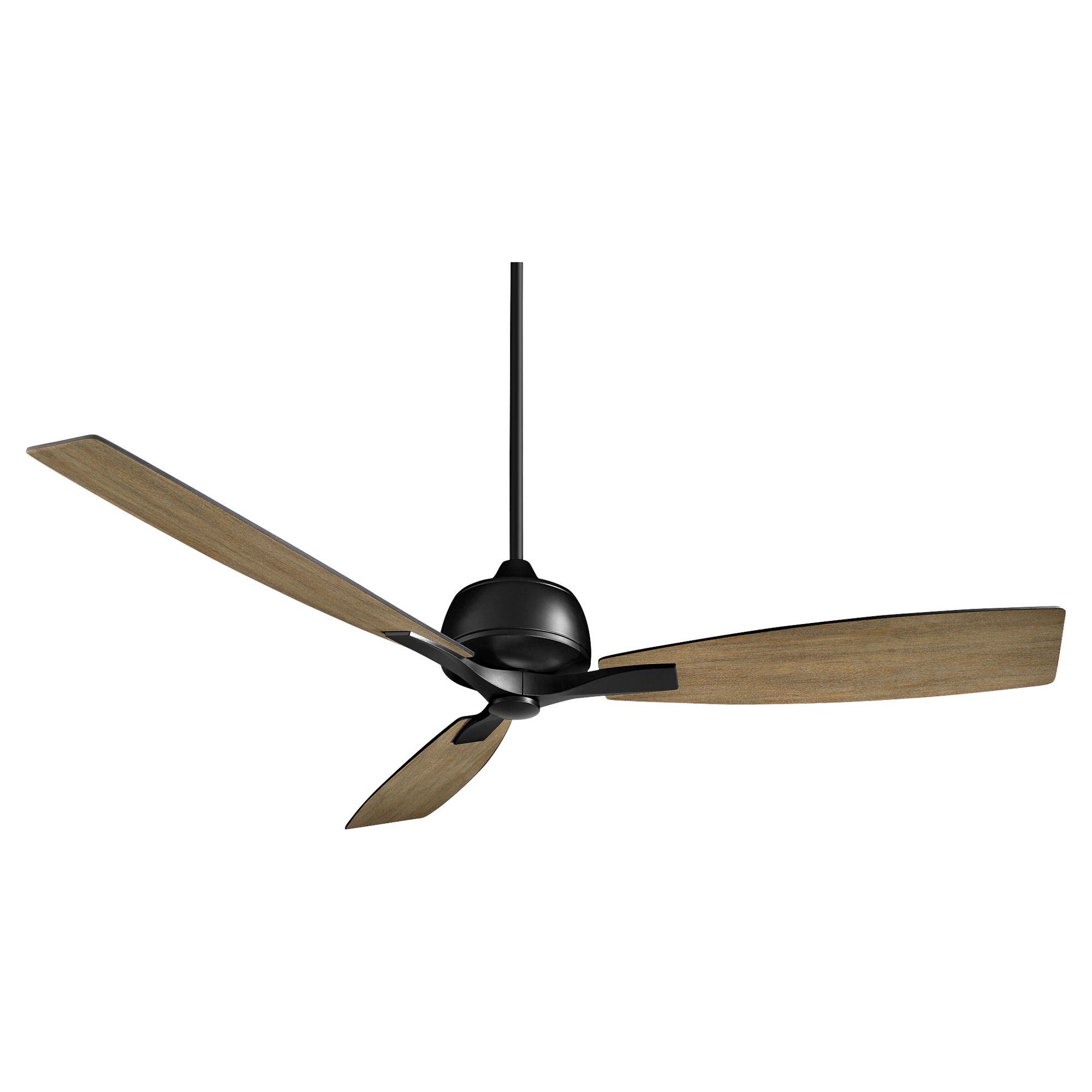 Image 2 Oxygen Lighting Juno 60" Black 3 Blade Ceiling Fan more views