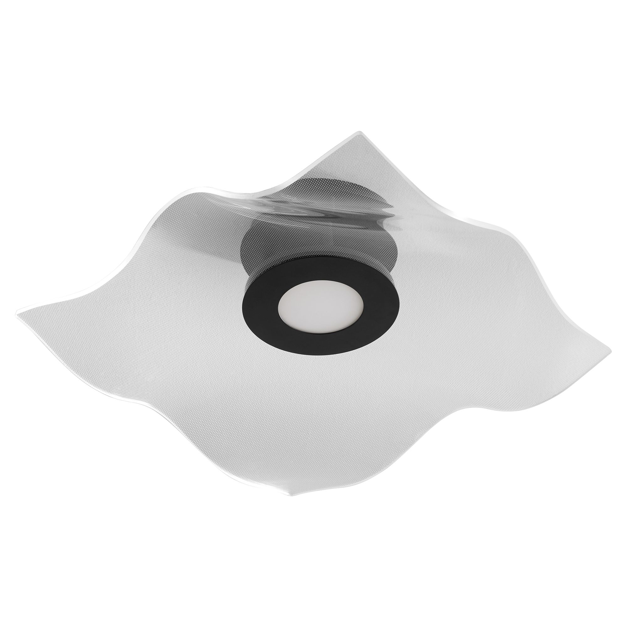 Image 2 Oxygen Lighting Medusa 20" Black Ceiling Mount more views