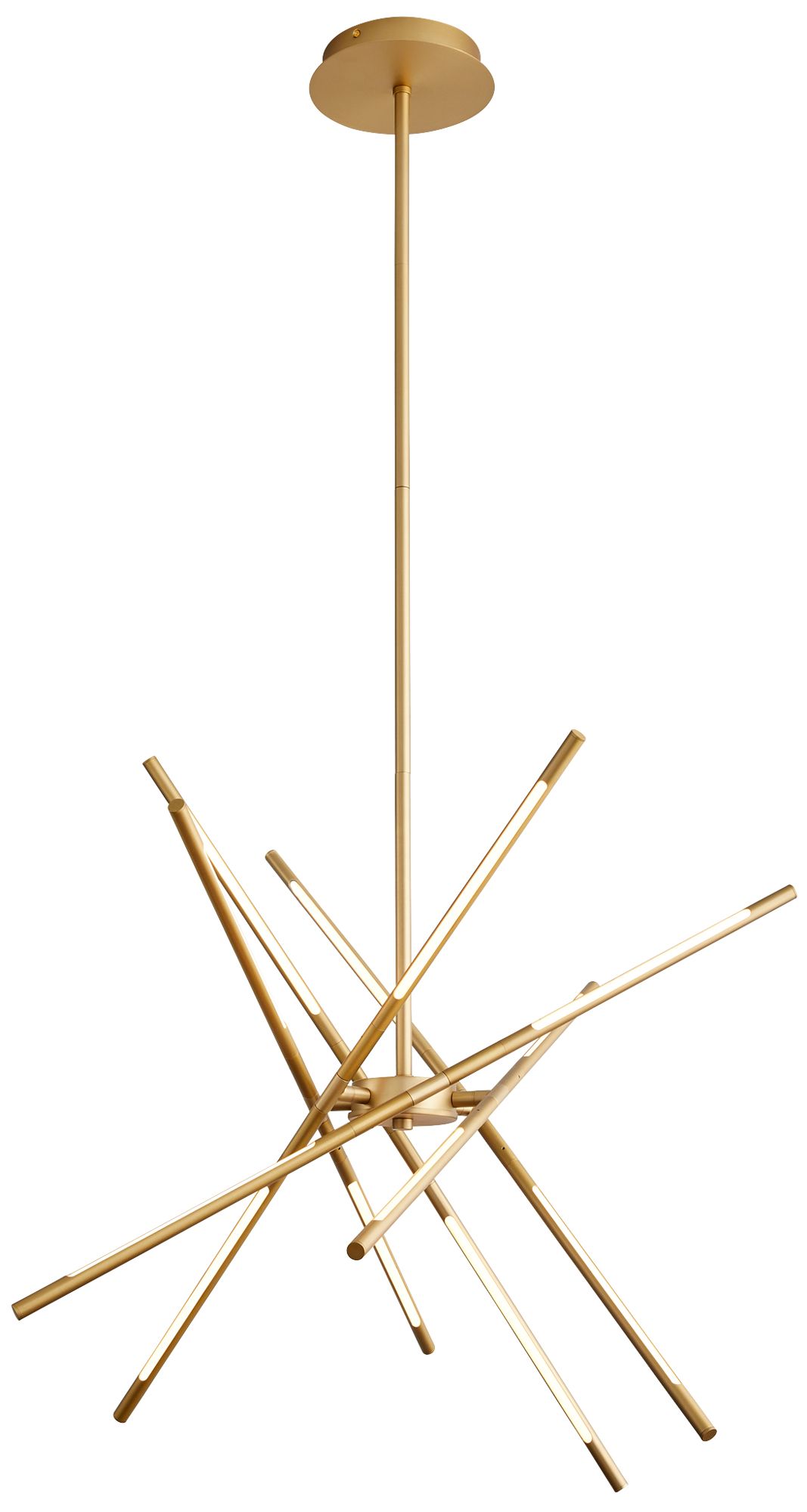 Oxygen Lighting Palillos Brass - Antique Brass Collection