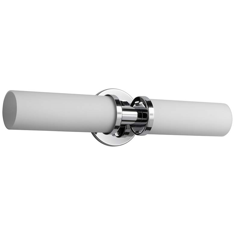 Image 1 Oxygen Lighting Pebble 2 Light 21" Polished Chrome Vanity Light