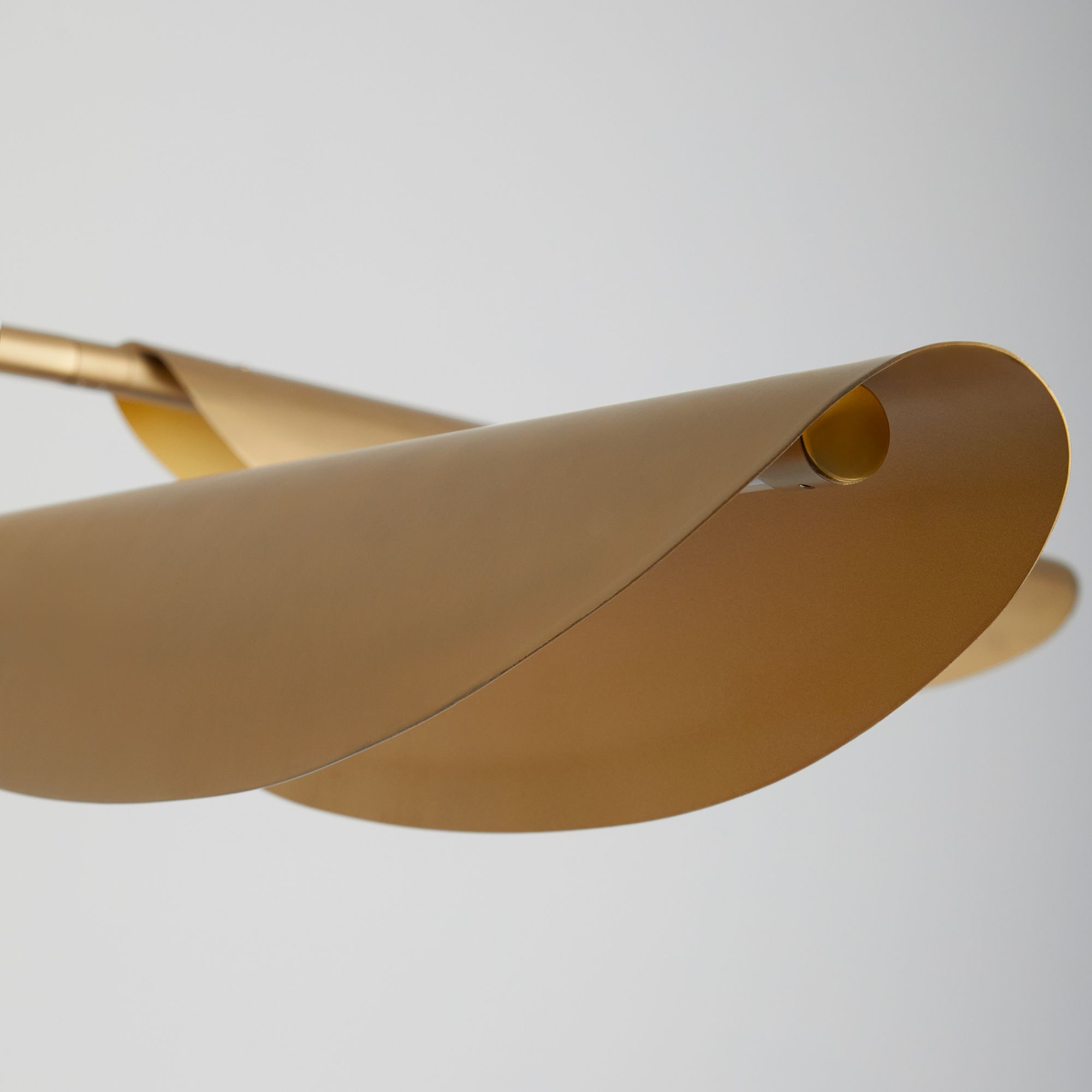 Image 4 Oxygen Lighting Pivot 4 Light Aged Brass Chandelier more views