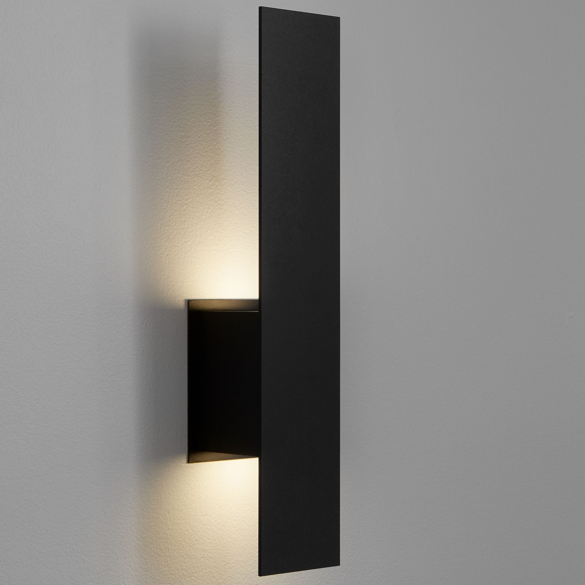 Image 3 Oxygen Lighting Reflex 20" Black Wet LED Outdoor Sconce more views