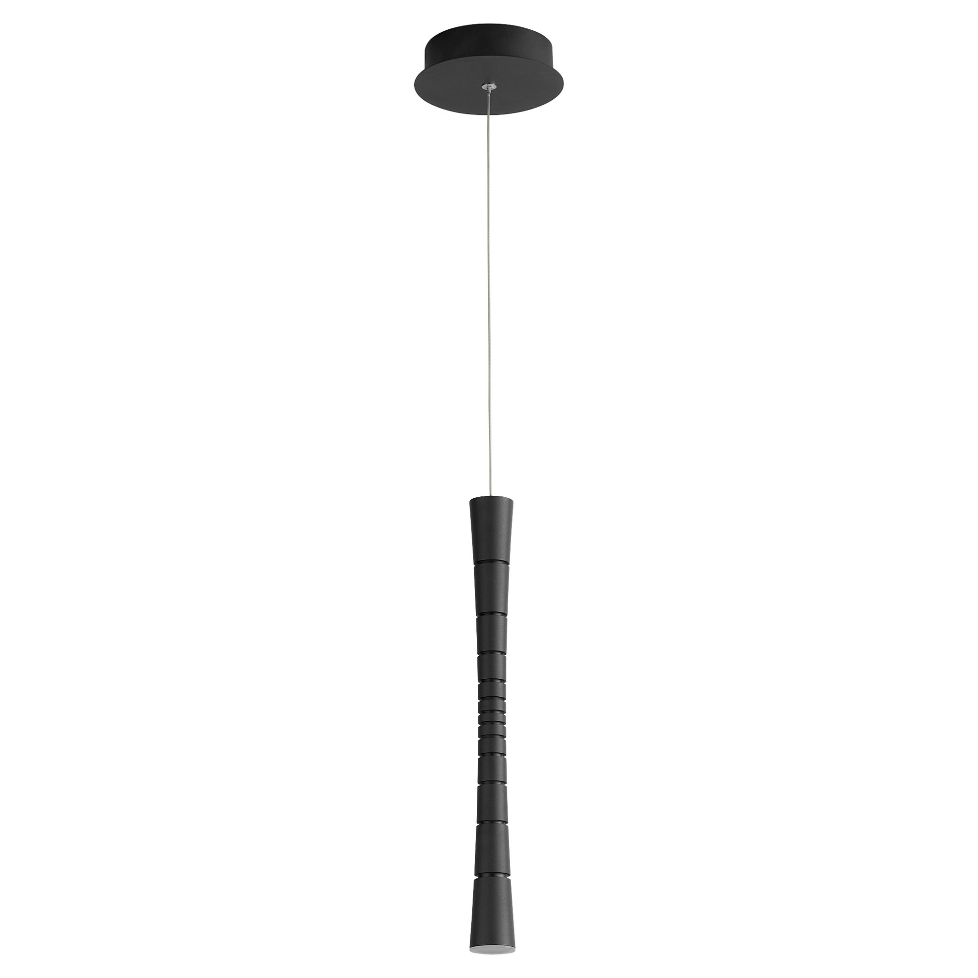 Image 2 Oxygen Lighting Sabre 1 Light Black LED Pendant more views