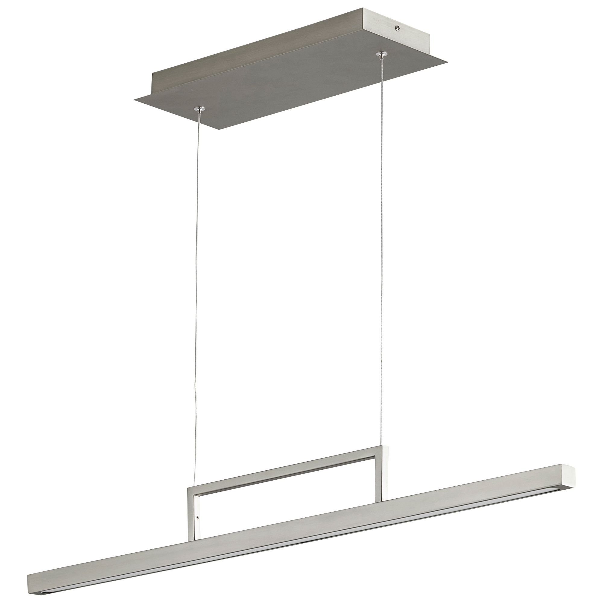 Image 2 Oxygen Lighting Stylus 34" Satin Nickel LED Pendant more views