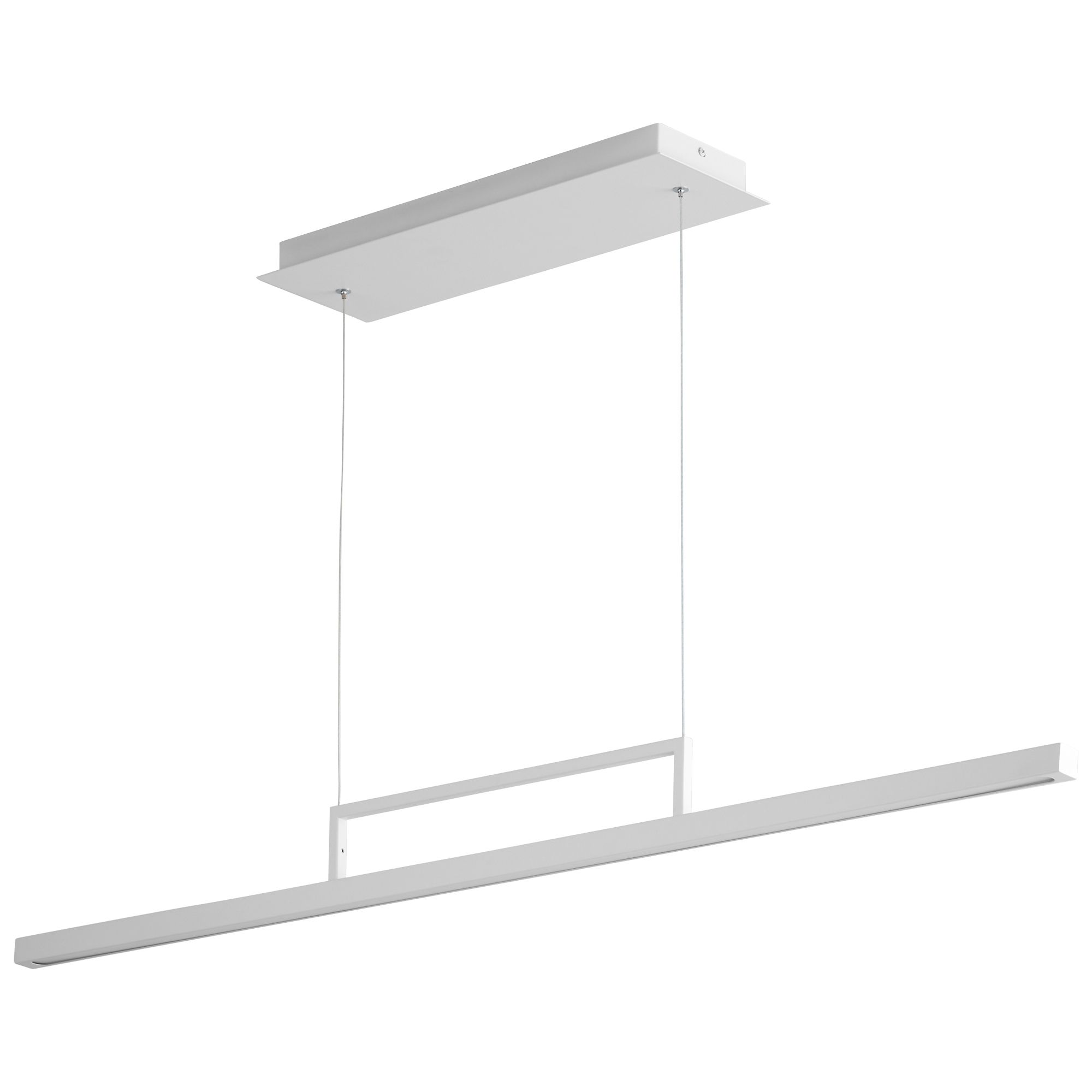 Image 2 Oxygen Lighting Stylus 48" White LED Pendant more views