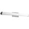 Oxygen Lighting Tempus 35" Polished Nickel LED Vanity Light