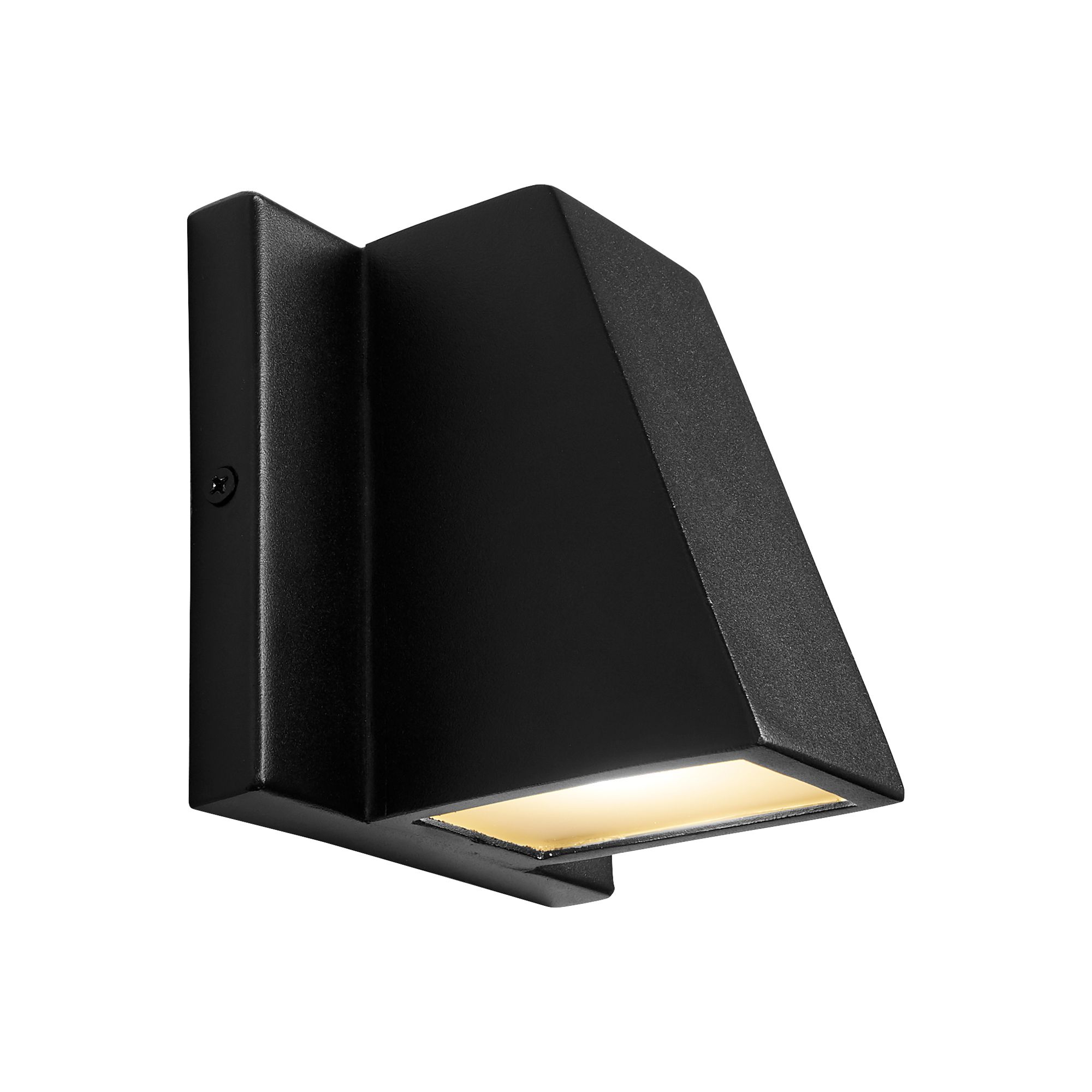 Oxygen Lighting Titan 4.75" Black LED Outdoor Sconce