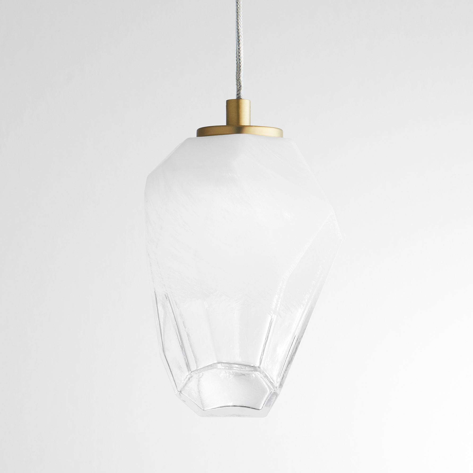 Image 5 Oxygen Lighting Vivo 1 Light Aged Brass LED Pendant more views