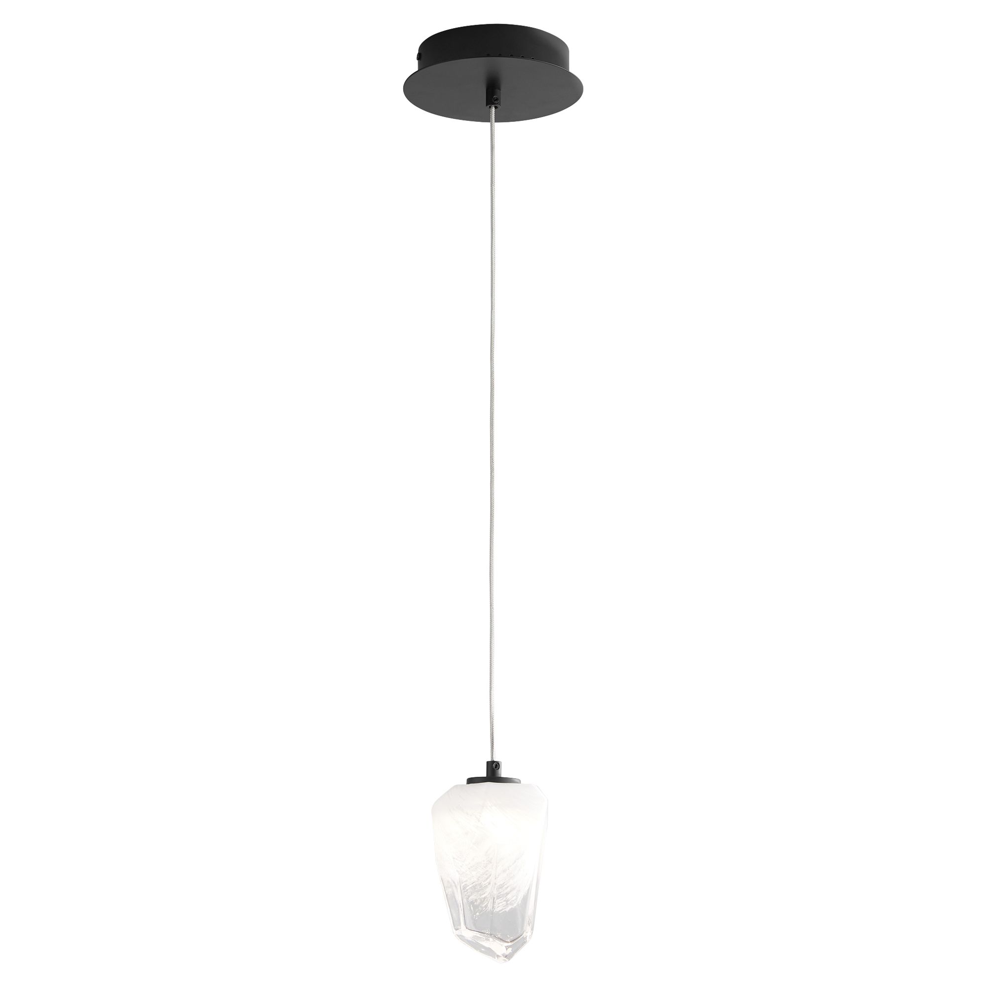 Image 3 Oxygen Lighting Vivo 1 Light Black LED Pendant more views