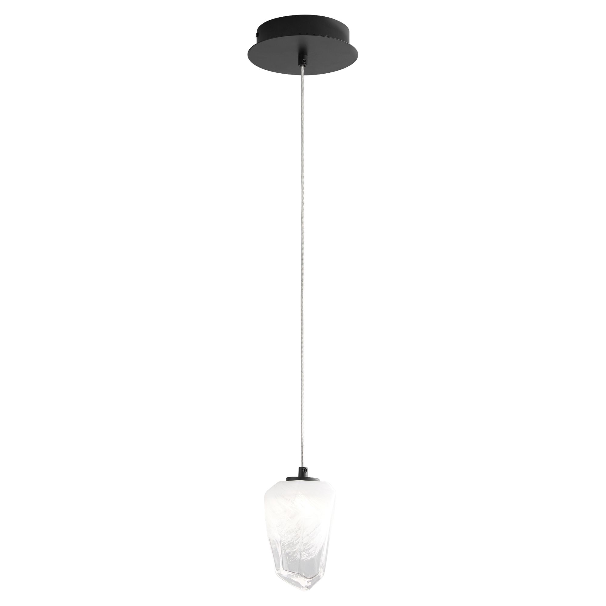 Image 4 Oxygen Lighting Vivo 1 Light Black LED Pendant more views