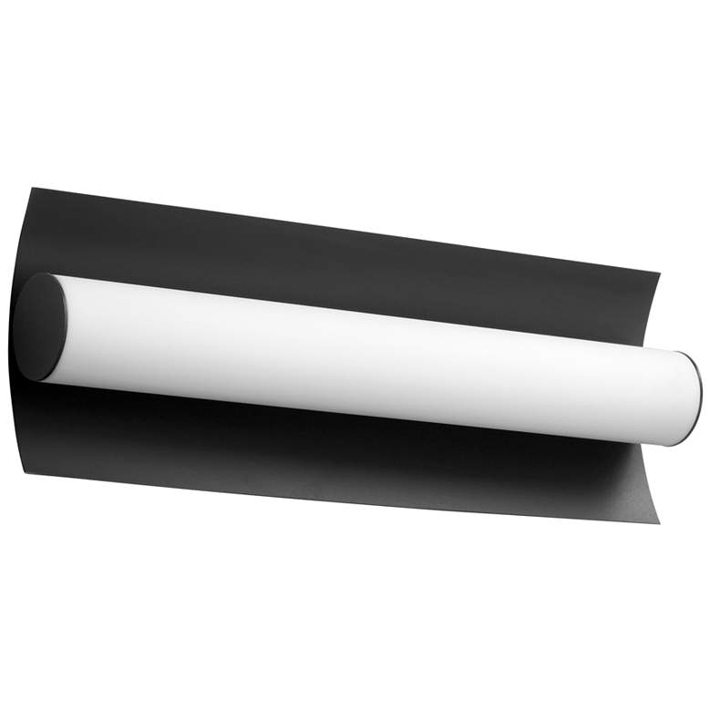 Image 1 Oxygen Lighting Wave 18" Black LED Vanity Light