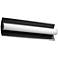 Oxygen Lighting Wave 23" Black LED Vanity Light