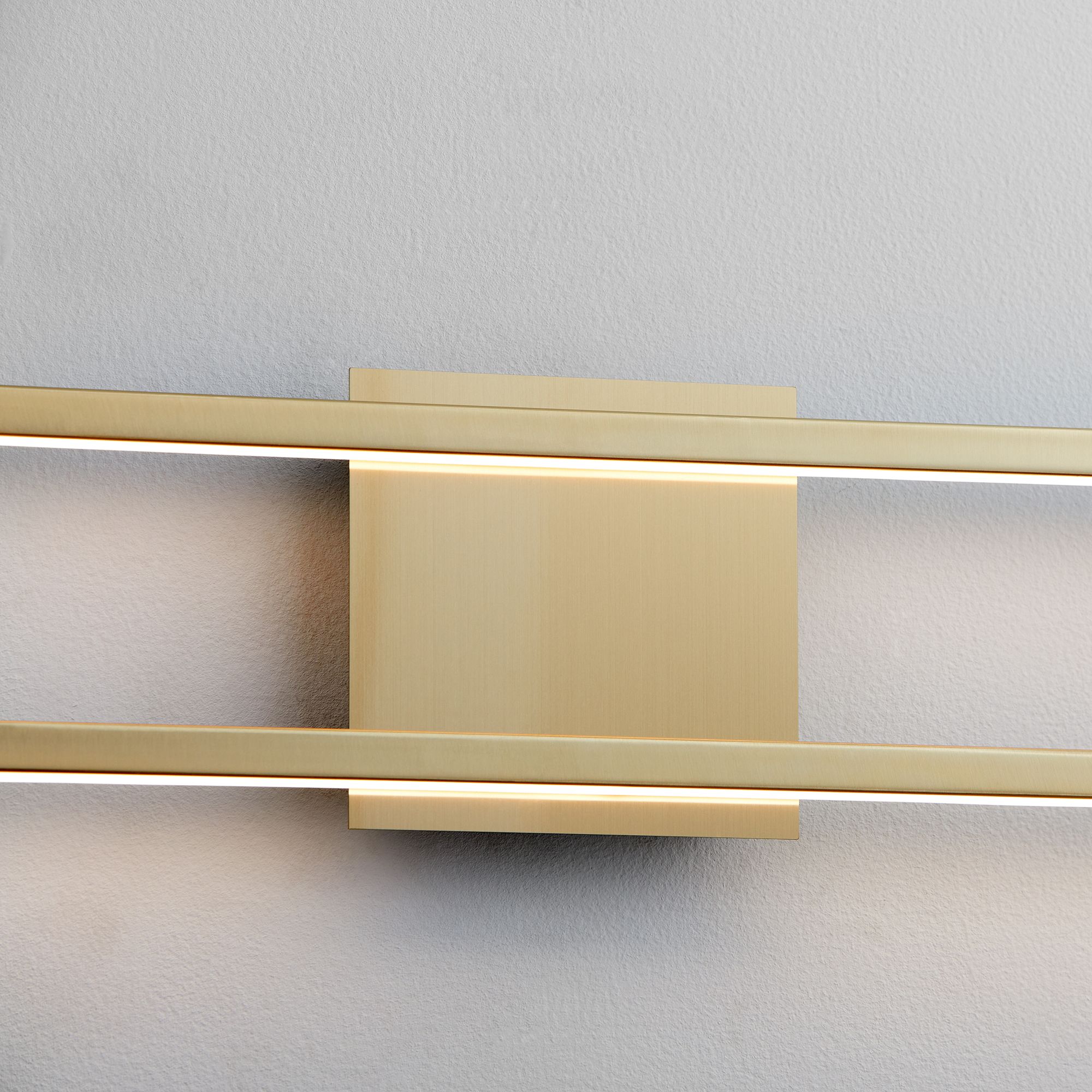 Image 4 Oxygen Lighting Xanni 25" CCT Aged Brass Vanity Light more views