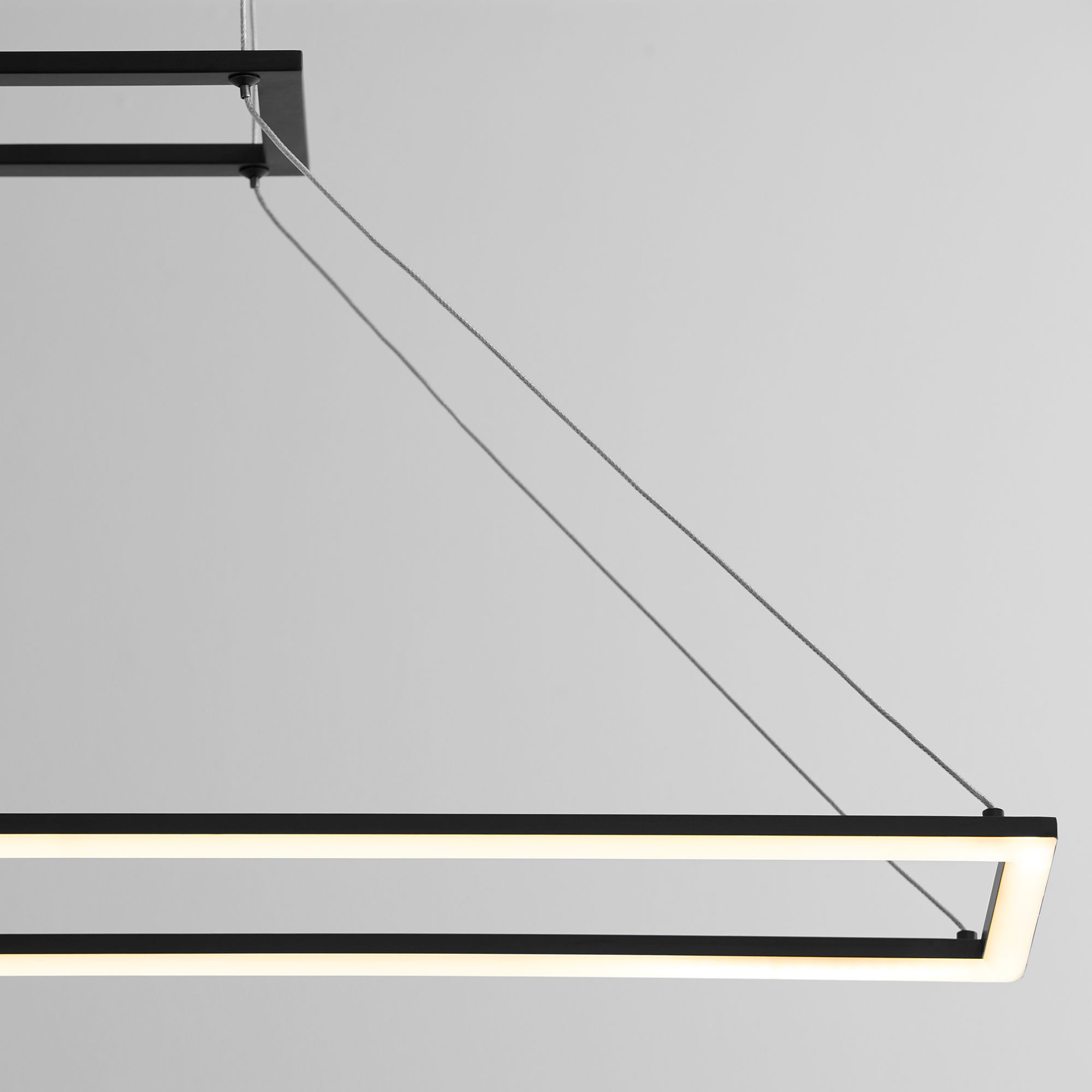 Image 3 Oxygen Lighting Xanni 35" Black LED Pendant more views