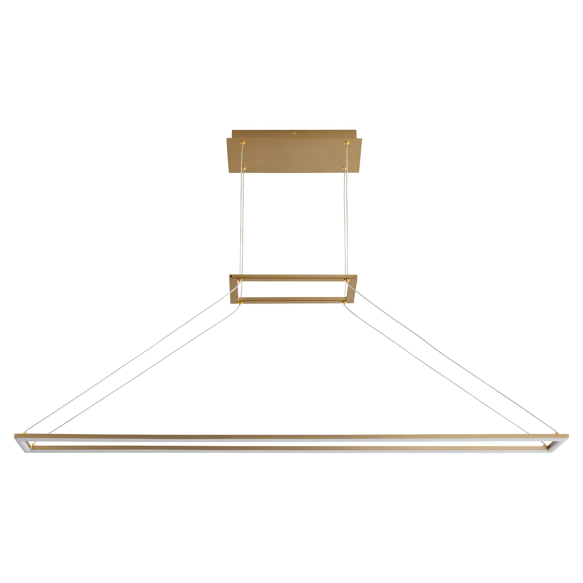 Image 2 Oxygen Lighting Xanni 47" Aged Brass LED Pendant more views