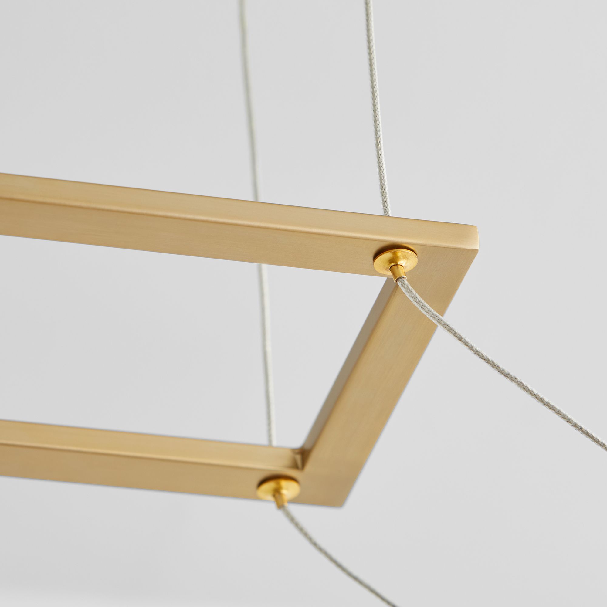 Image 4 Oxygen Lighting Xanni 47" Aged Brass LED Pendant more views