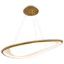 1_Oyster 0.75"H x 33"W 1-Light Pendant in Aged Brass