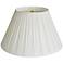 Oyster Empire Flare Space Box Pleat Shade 9x18x11.5 (Spider)