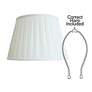 3_Oyster European Empire English Pleat Shade 12x18x12 (Spider) more views
