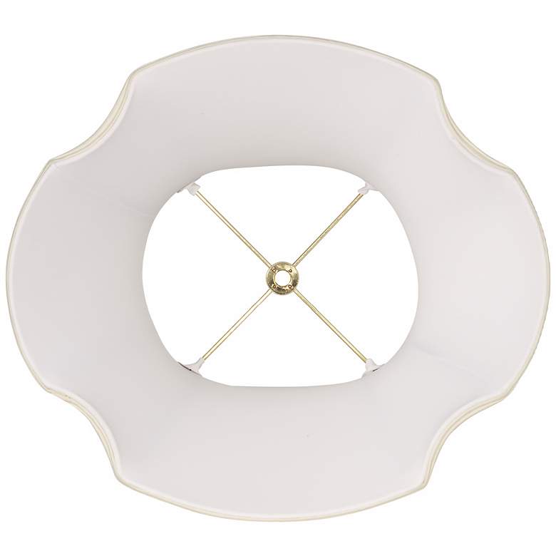 Image 3 Oyster French Oval Shade 8/10.5x15/18x12.75 (Spider) more views
