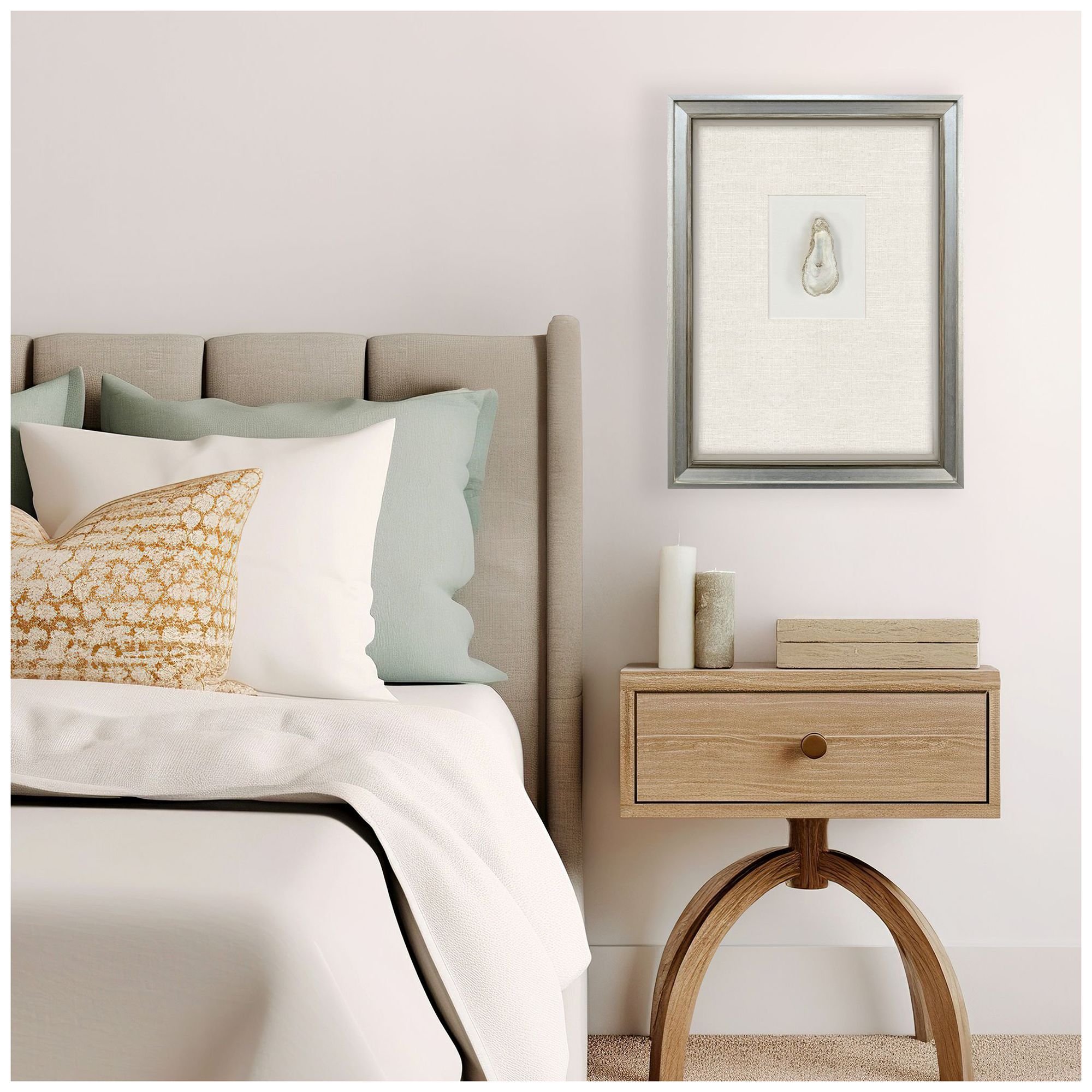 Image 4 Oyster in Paradise III 19"W x 26"H Framed Art more views