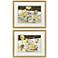 Oyster Indulgence 24"W x 20"H Framed Art Set of 2